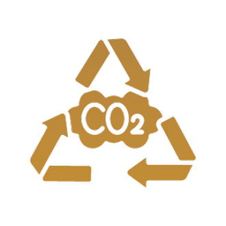 Generating Carbon - Vehicle emissions measurement icon