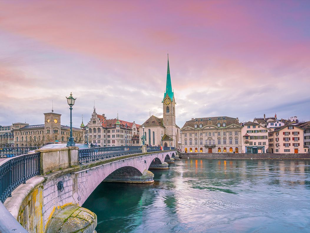 Arrival in Zurich