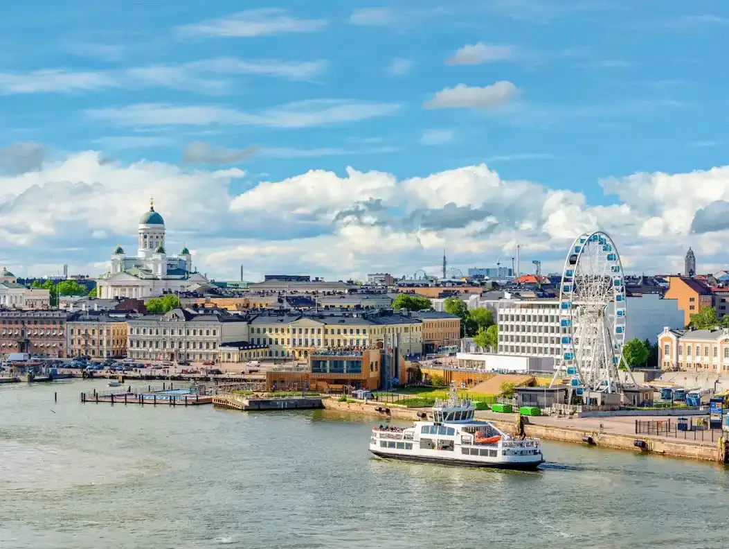Helsinki city waterfront
