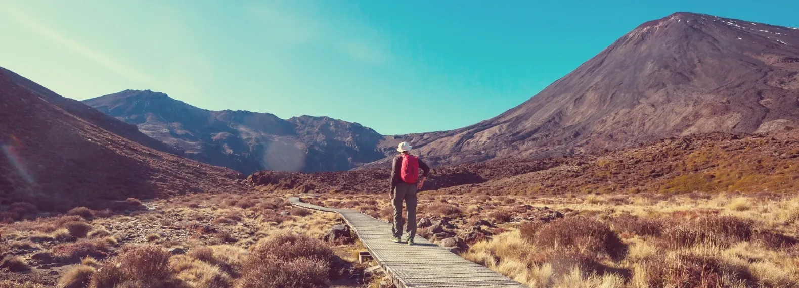 Go on a hike at Tongariro Alpine Crossing