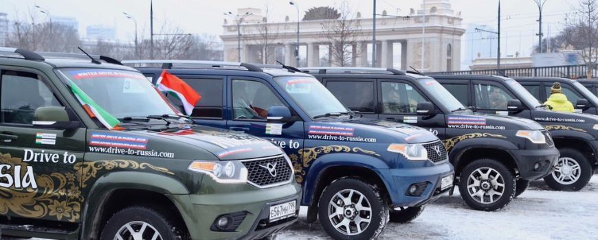What makes a winter drive in Russia so exceptional?