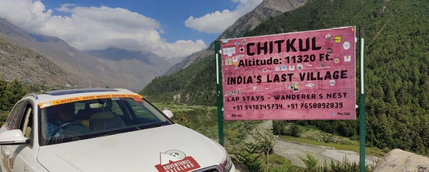 The beautiful drive from Sangla to Chitkul